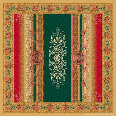 Fular de sarga de seda 55 x 55 cm - 21 x 21 pulgadas 11