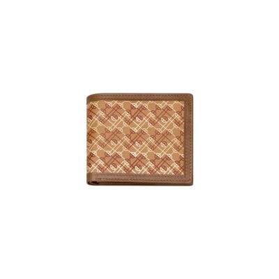 Portefeuille en cuir imprimé monogramme 03