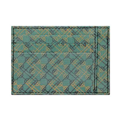 Monogram Print Leather Card Holder 03