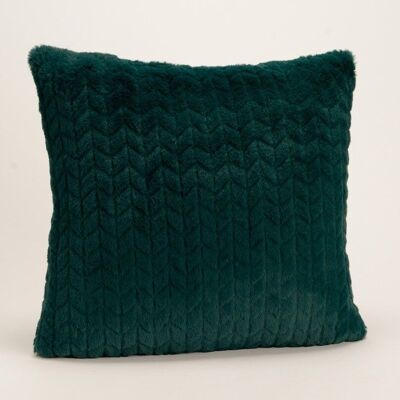 CUSHION CHEVRON EMERAUDE40X40 