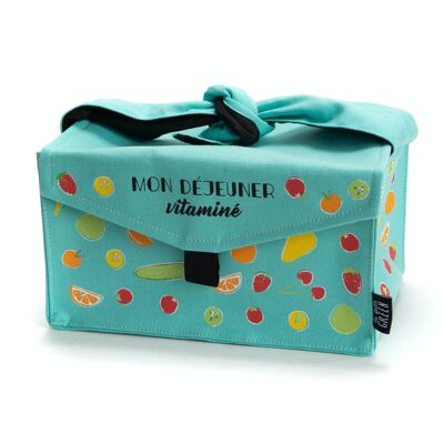 LUNCH BAG VITAMINE BLEU COT BI