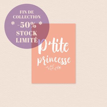 P'tite princesse - Carte postale A6 1