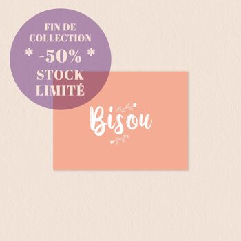 Bisou - Carte postale A6 1