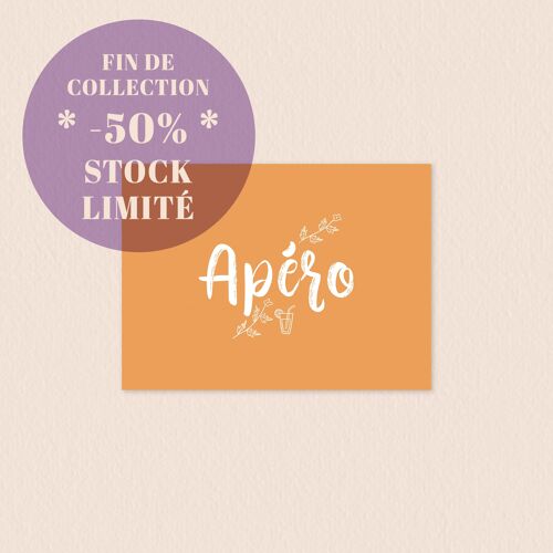 Apéro - Carte postale A6