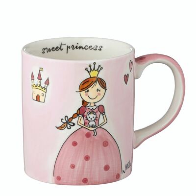 Mug Princess - vaisselle en céramique - peinte à la main