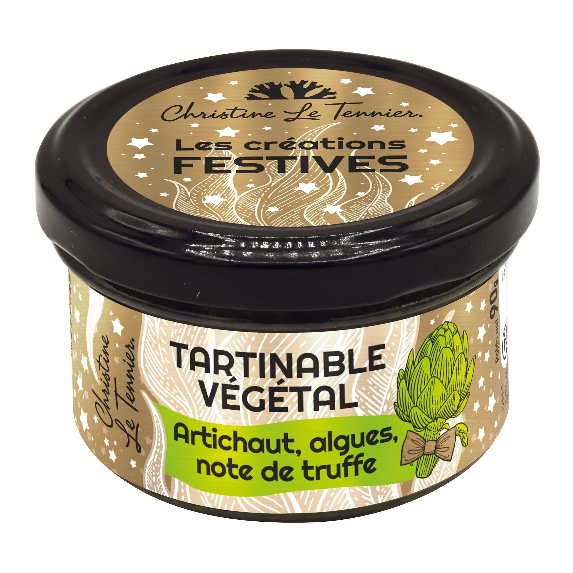 TARTINALBE VEGETAL Aceite con sabor a algas, alcachofa y trufa - Gama Festiva