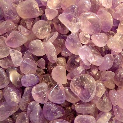 Amethyst tumbled stones from Zambia, 200g pack