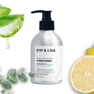 Balsamo Clarity con aloe vera, limone ed eucalipto per capelli fini, grassi o grassi