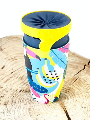 Mug isotherme made in France TWIZZ 350ml Tropical 2