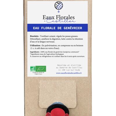 Eau florale de Genévrier Bio - Bag-in-Box 3L