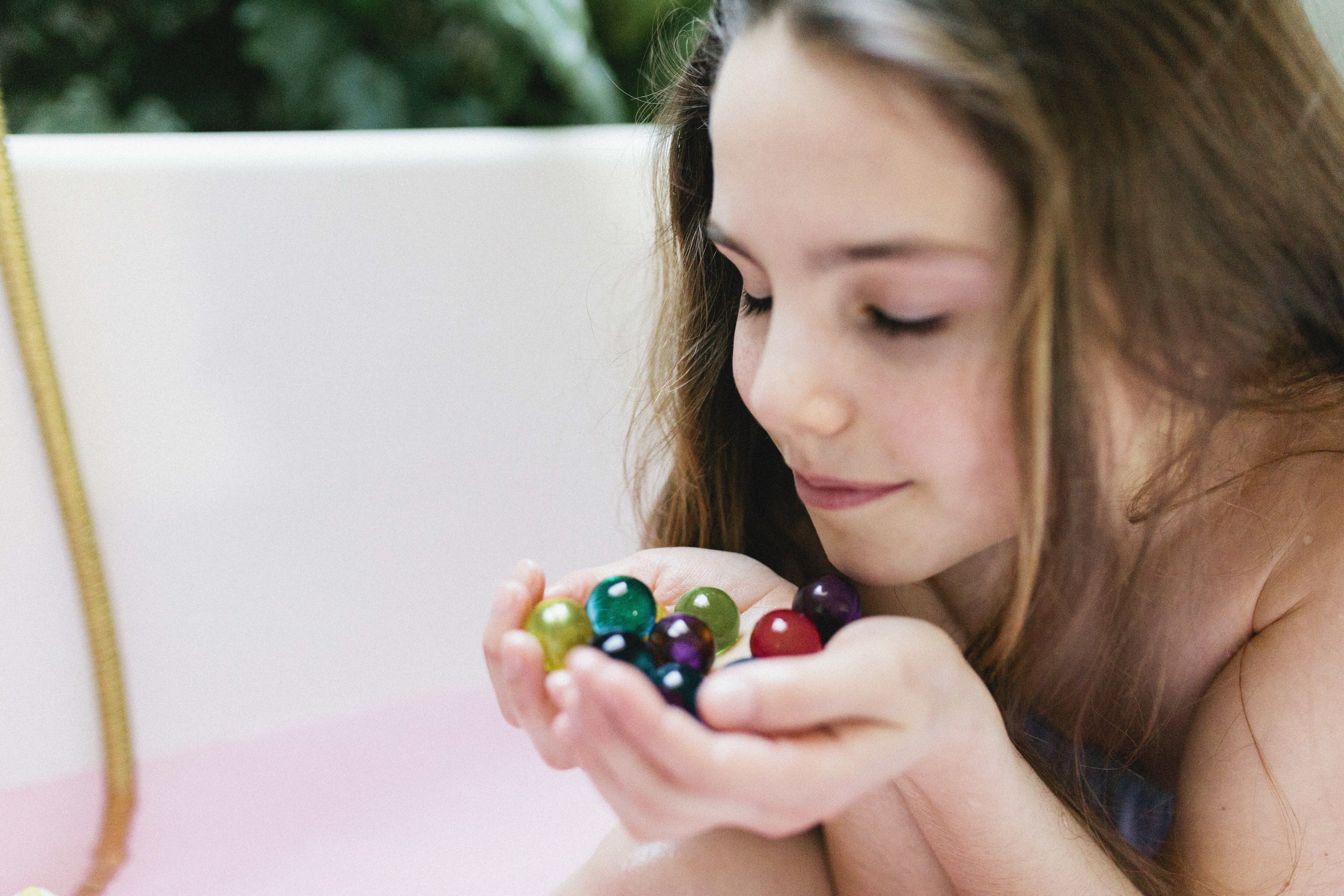 PINK BATH OIL PEARLS - 8 x 4G - 17463