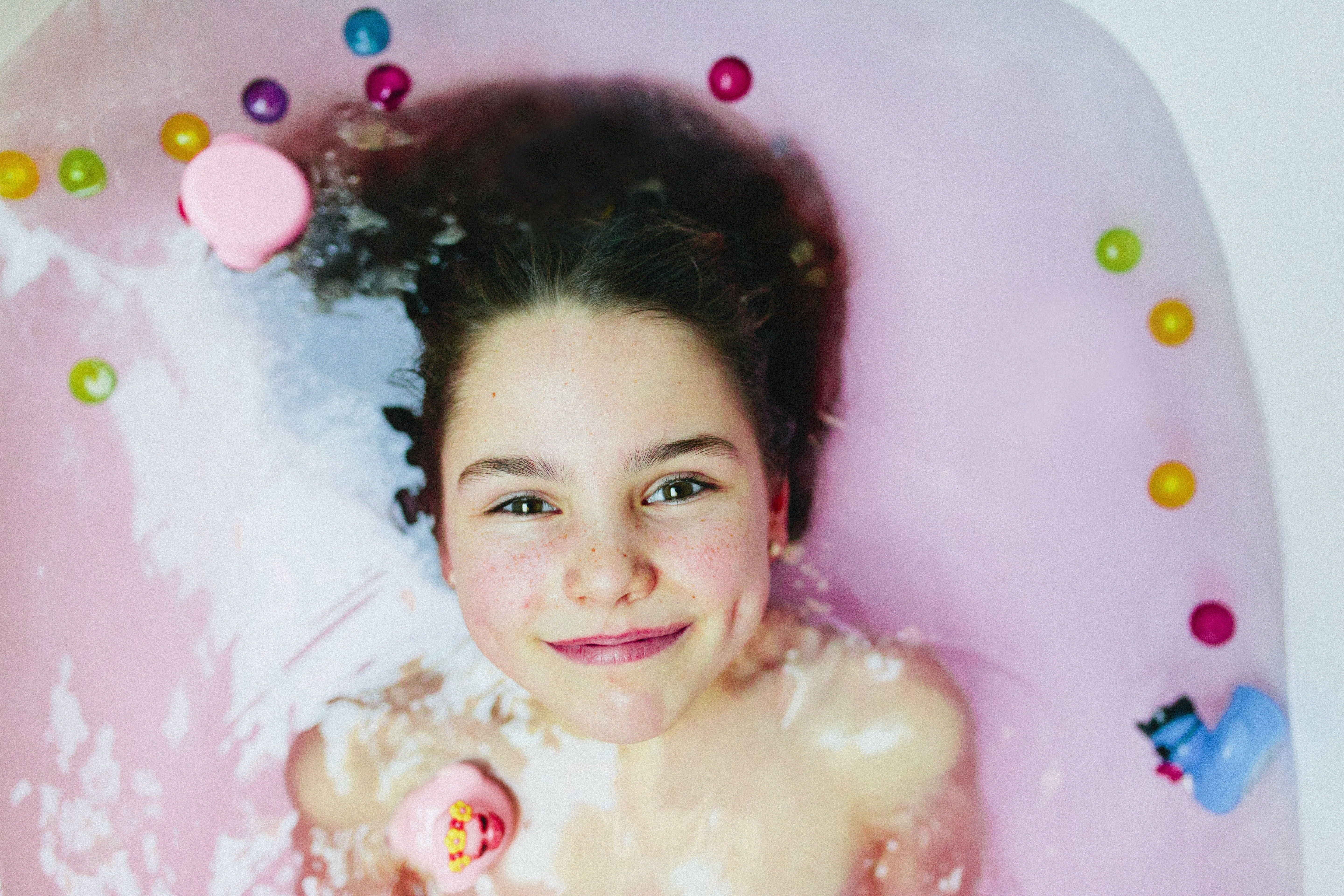PINK BATH OIL PEARLS - 8 x 4G - 17463