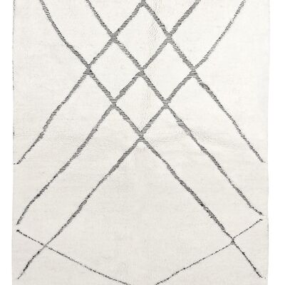 Auténtica alfombra bereber de lana Assa 150 x 260 cm