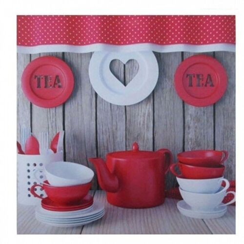 Set of 3 paintings on canvas themed TEA TIME in 3 different desings and colors 40x2x40cm