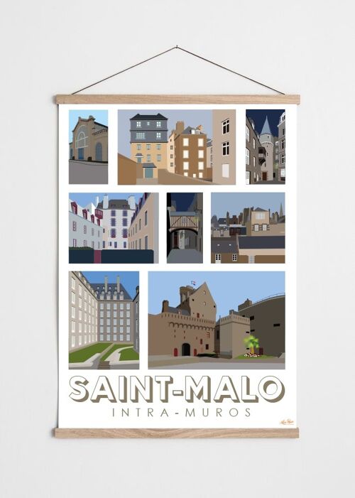 Affiche Saint-Malo Intra-Muros