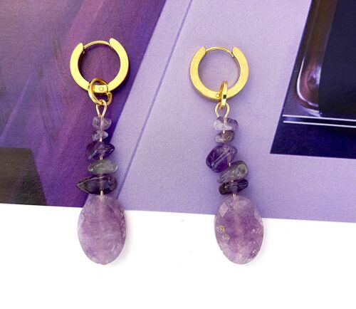 Earrings Amethyst