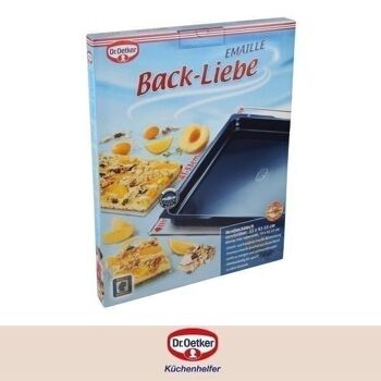 Plaque four extensible 41-53 x 33 cm Dr Oetker Back Liebe 4