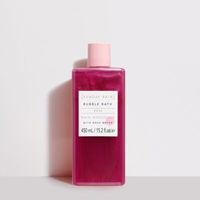 Bain moussant à la rose