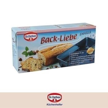 Moule à cake coins arrondis 25 cm Dr Oetker Back Liebe 4