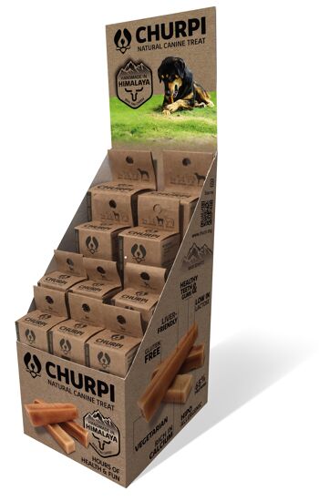 BOX MIX CHURPI Snack au lait de yak 100% naturel pour chien