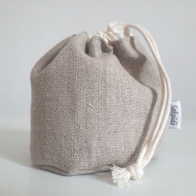Linen / cotton lined purse
