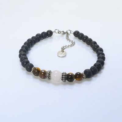 Pedras - Midnight - Unisex Natural Stone Bracelet