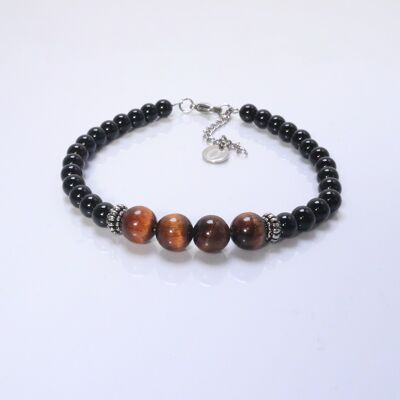 Pedras - Tiger - Unisex Natural Stone Bracelet