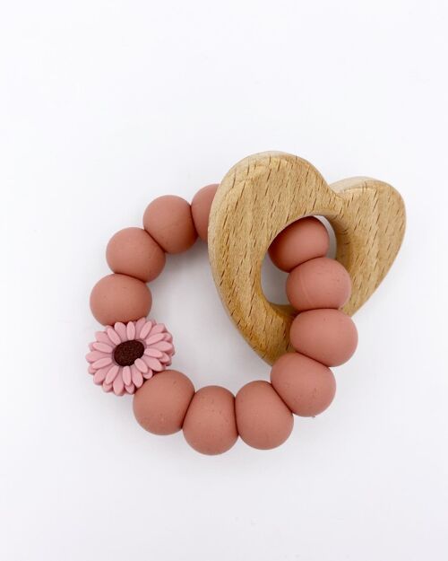 Teether flower pink