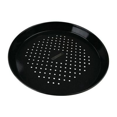 Round perforated pizza plate oven and barbecue 32 cm FM Professional Barbecue