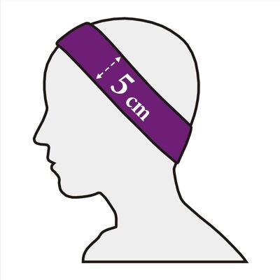 Stirnband „Standard“ (5er Pack) · Velour Stirnband Pack