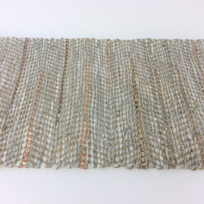 leather jute rug L