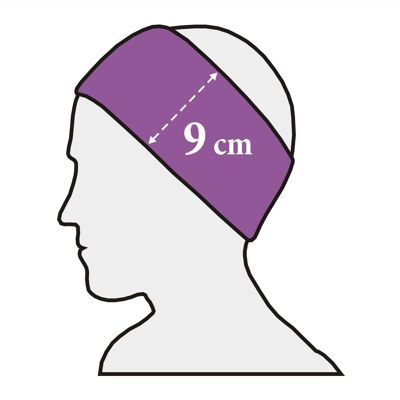Headband "Maxi" (pack of 5) · Velor headband pack