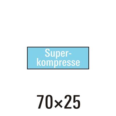 Serviette "Super Compress" - 6 pcs/sac