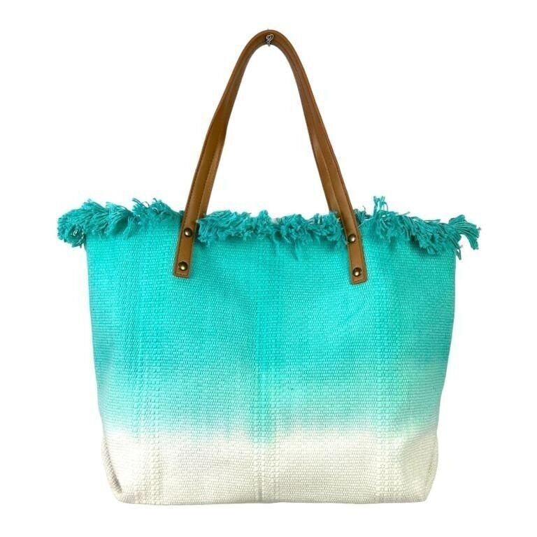 Amplio Bolso Alfombra tipo Shopper con Asas Largas y Flecos