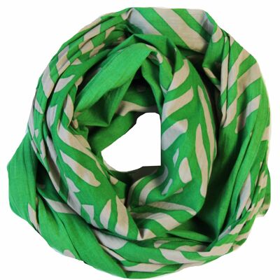 Manuka 100% organic cotton scarf Green