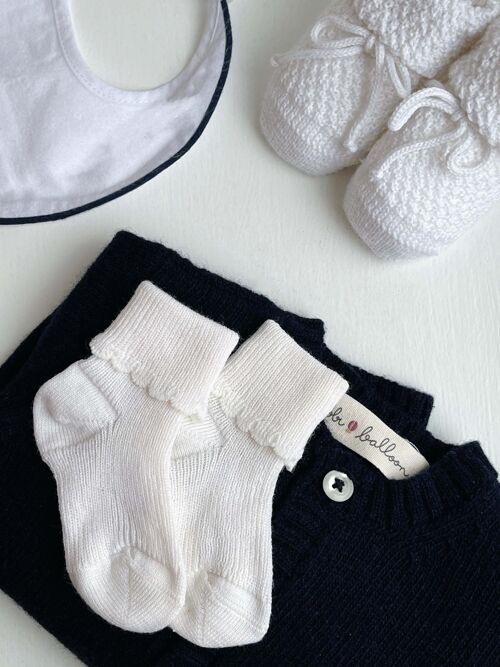 Wool Ruffle Socks