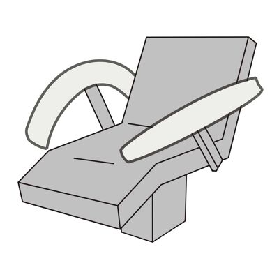 Disposable cover "armrest" (23 pieces/pack)