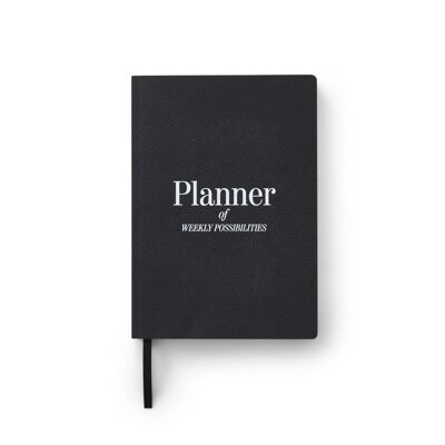 Weekly Planner - Timeless, Black