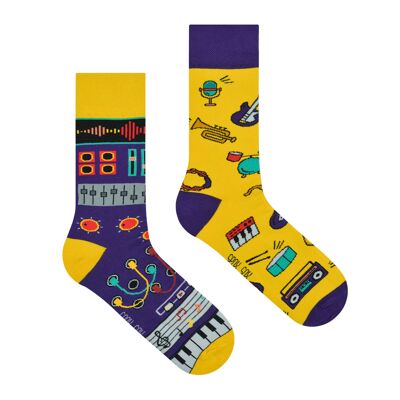 Music socks - casual mismatched socks