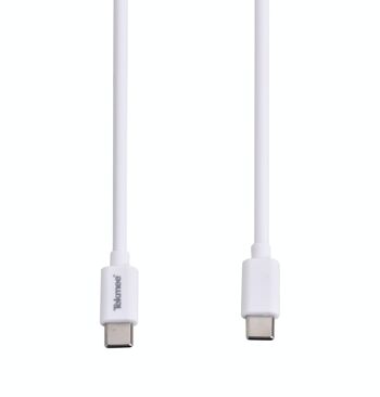 Câble 100W 5A Type-C/Type-C, Charge Rapide de MacBook Pro, MacBook Air, Ordinateurs Portables, Smartphones, Compatible PD Fast Charge, 2m 1