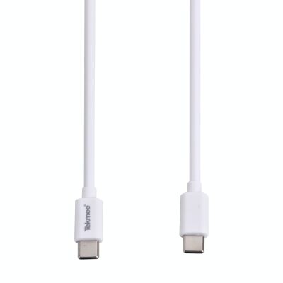 100W 5A Type-C/Type-C Cable, Fast Charging for MacBook Pro, MacBook Air, Laptops, Smartphones, PD Fast Charge Compatible, 2m