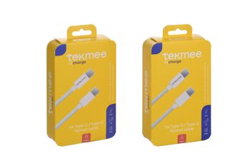 TEKMEE 1M TYPE-C/TYPE-C FISHNET CABLE 1