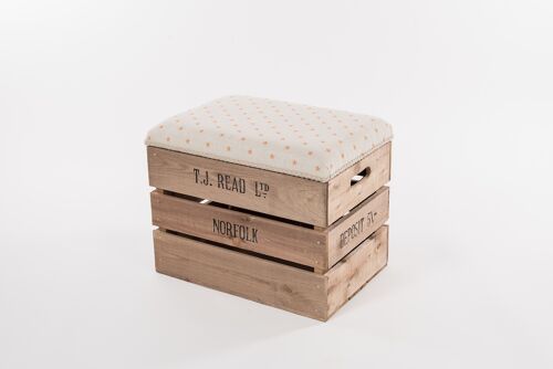 storage stool-mustard-star