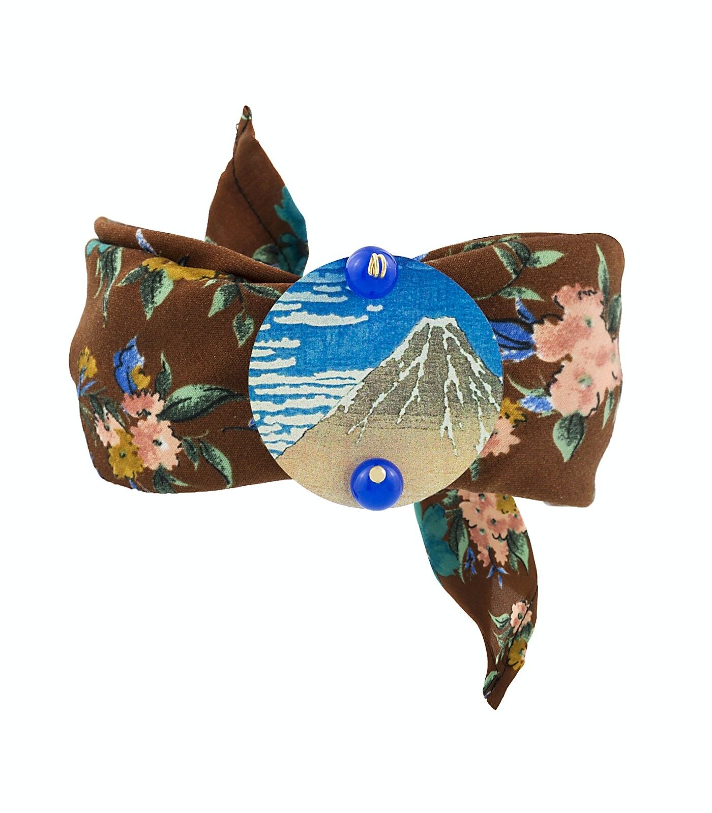 The Circle Kleines Vesuv-Stoffarmband Made in Italy