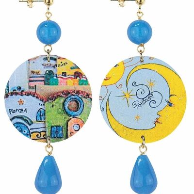 The Circle Classic Ponza Luna Women's Earrings. Made in Italy