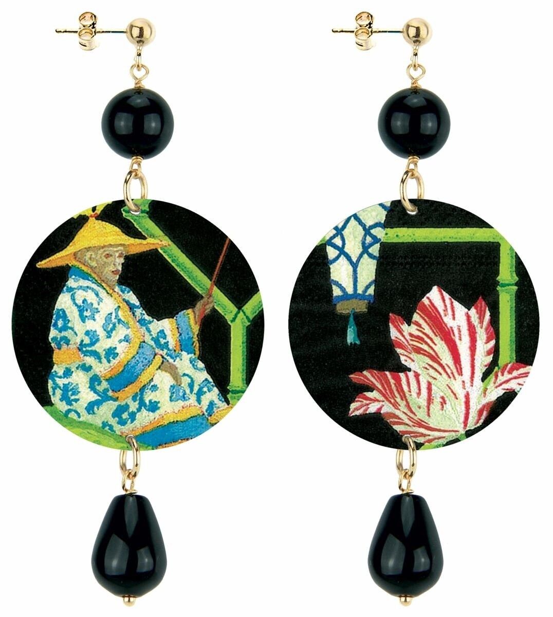 Feiern Sie den Frühling mit von der Natur inspiriertem Schmuck. Die Circle Classic Oriental Monkey Damenohrringe. Hergestellt in Italien