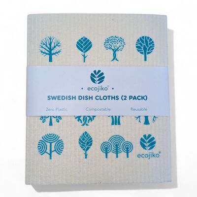 Torchons suédois compostables (lot de 2)