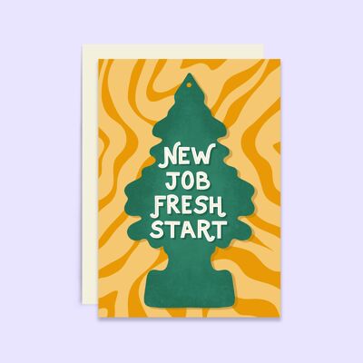 Nouveau départ Nouvelle carte d'emploi | Nouvelles cartes de travail | Cartes amusantes