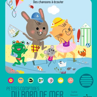 Libro sonoro - Pequeñas canciones infantiles junto al mar - Colección "Cuentos y canciones infantiles para escuchar"