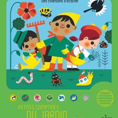 Libro sonoro - Pequeñas canciones infantiles del jardín - Colección "Cuentos y canciones infantiles para escuchar"